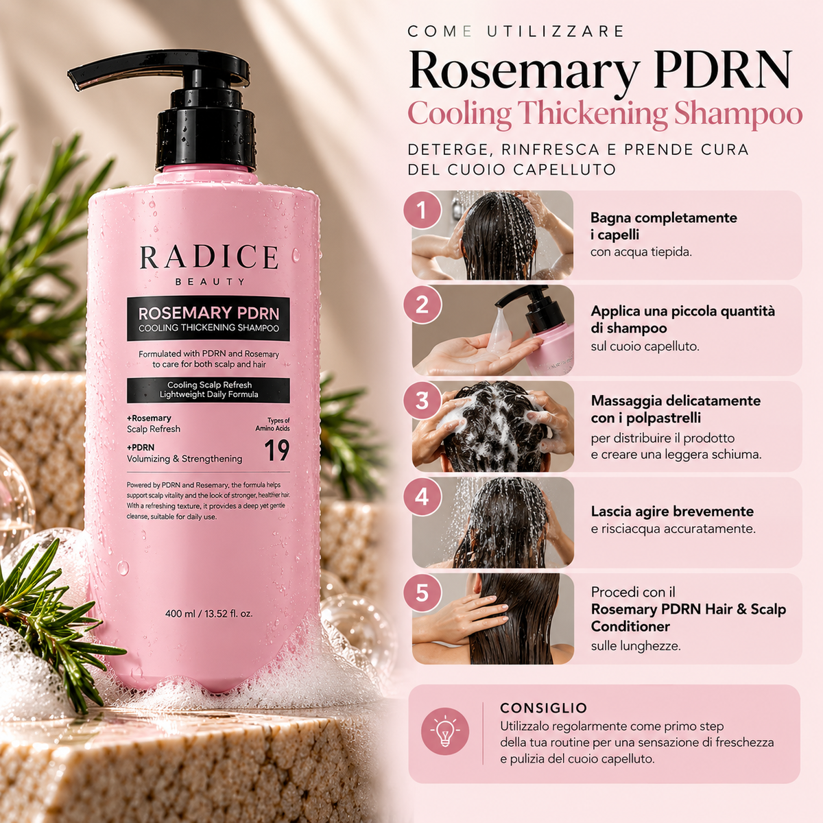 Kit Rosemary PDRN – Routine Completa Capelli