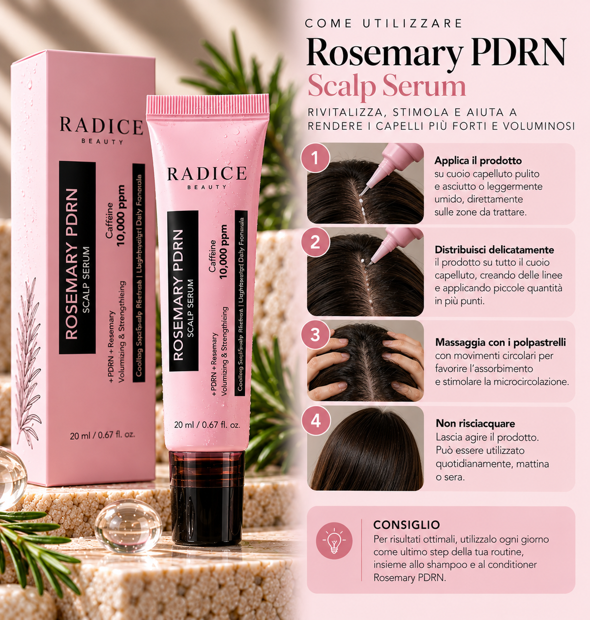Kit Rosemary PDRN – Routine Completa Capelli