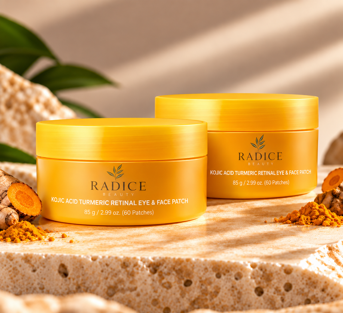 Kojic Acid Turmeric Retinal – Patch Illuminanti Viso e Contorno Occhi
