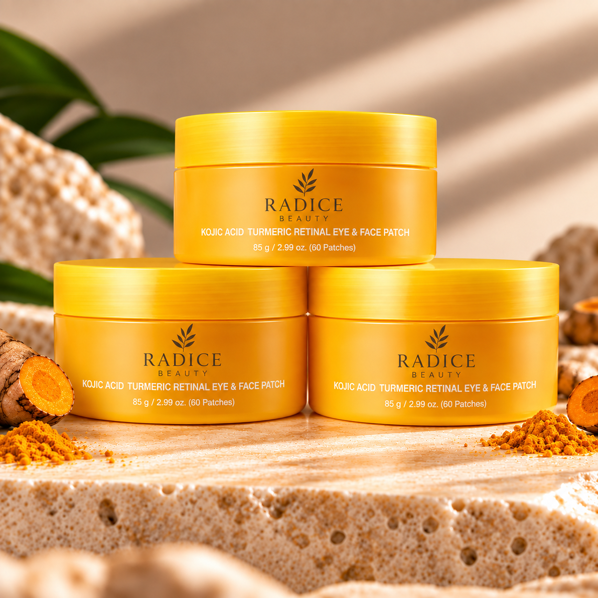 Kojic Acid Turmeric Retinal – Patch Illuminanti Viso e Contorno Occhi