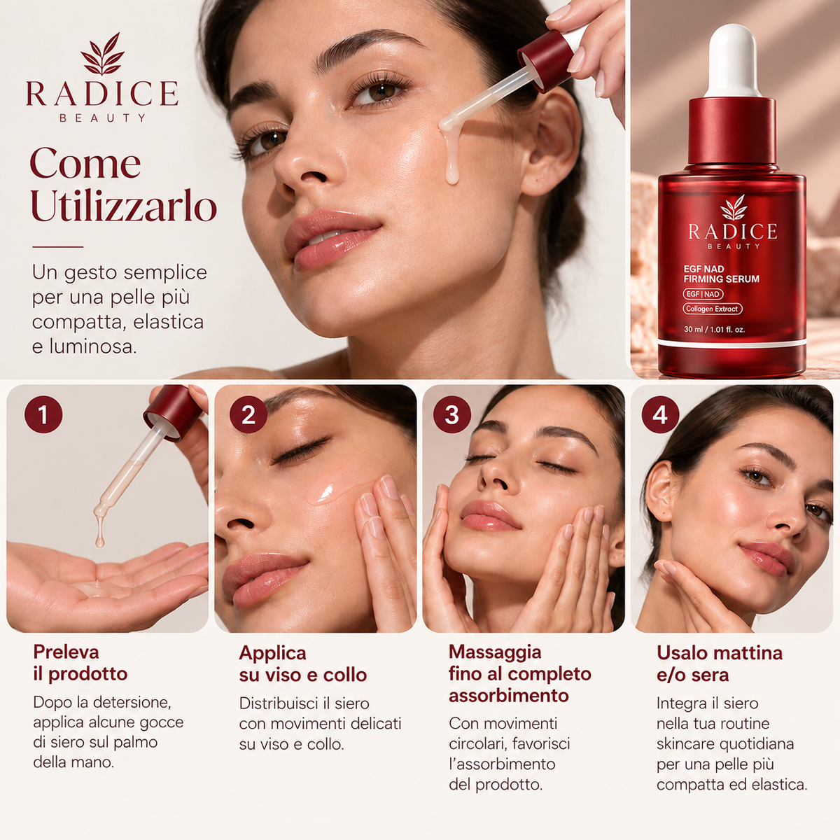 EGF NAD Firming Serum – Siero Viso Rassodante